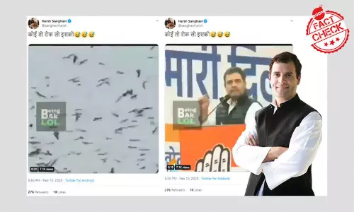 ঈগলদের চাকরি নেই, বলে কি রাহুল গান্ধী মোদীকে দোষারোপ করেছেন? একটি তথ্য যাচাই ঈগলদের চাকরি নেই, বলে কি রাহুল গান্ধী মোদীকে দোষারোপ করেছেন? একটি তথ্য যাচাই