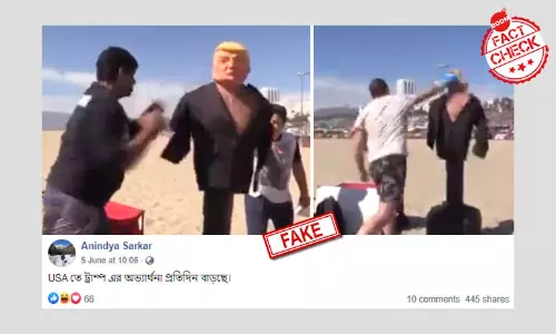 ট্রাম্পের কুশপুতুলে ঘুষি-লাথি মারার পুরনো ভিডিওটি জিইয়ে উঠলো ট্রাম্পের কুশপুতুলে ঘুষি-লাথি মারার পুরনো ভিডিওটি জিইয়ে উঠলো