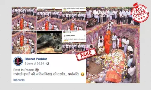 ২০১৫ সালের ছবিকে কেরলে সম্প্রতি মৃত গর্ভবতী হস্তিনীর শেষকৃত্য বলা হল ২০১৫ সালের ছবিকে কেরলে সম্প্রতি মৃত গর্ভবতী হস্তিনীর শেষকৃত্য বলা হল