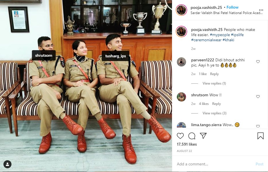 ২২ অগস্ট ২০২০ ইনস্টাগ্রামে ছবিটি পোস্ট করেন পূজা বশিষ্ঠ।