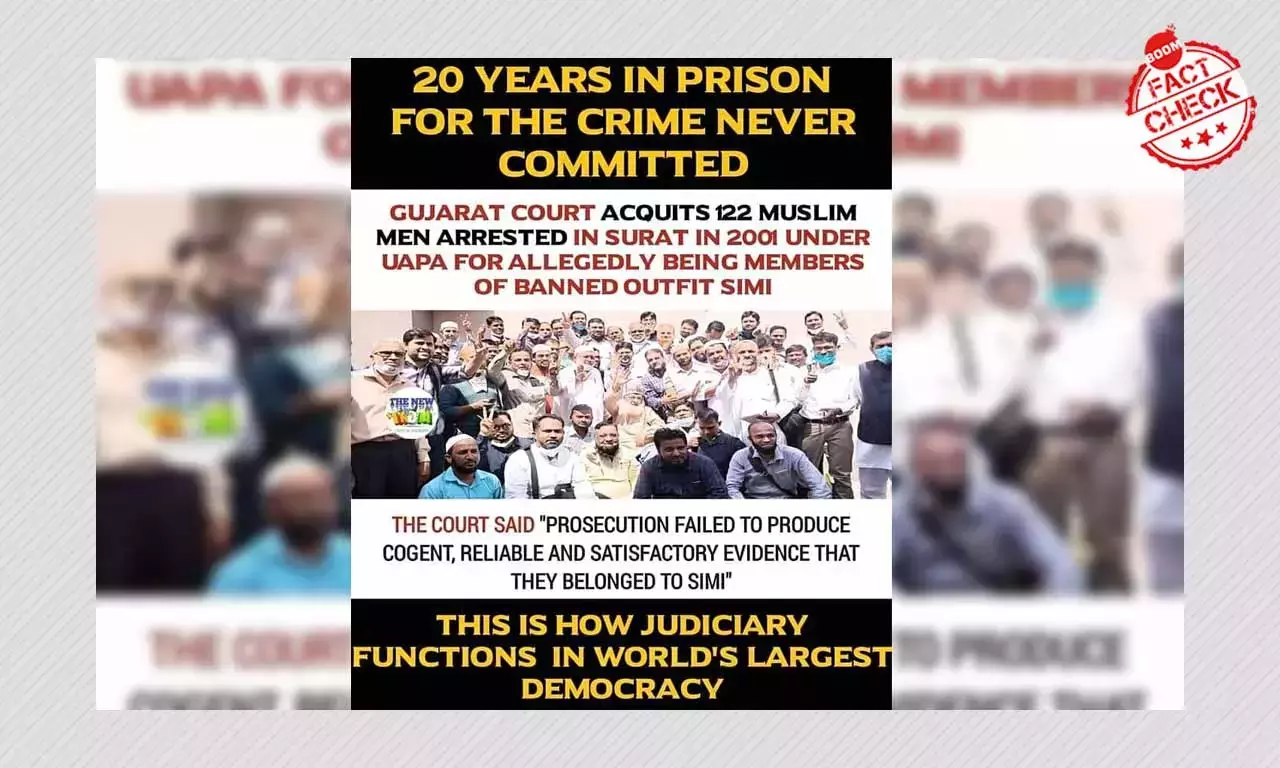 ২০ বছর জেল খেটে ১২২ জন মুসলিম নির্দোষ—দাবিটি বিভ্রান্তিকর