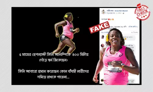মিথ্যে দাবি সহ ছড়াল ২০১৪ সালে দৌড়ানো গর্ভবতী অ্যালিসা মন্টানোর ছবি মিথ্যে দাবি সহ ছড়াল ২০১৪ সালে দৌড়ানো গর্ভবতী অ্যালিসা মন্টানোর ছবি