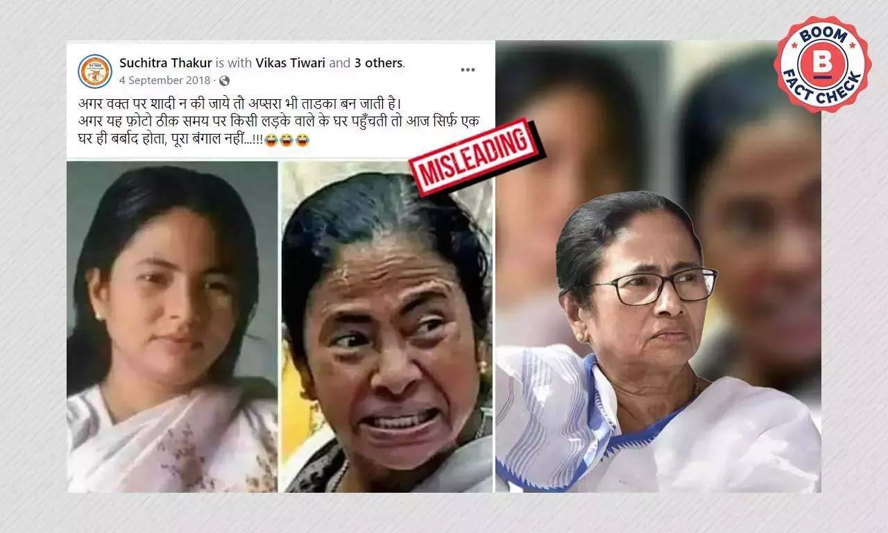 নারীবিদ্বেষী মন্তব্য সহ ছড়াল মুখ্যমন্ত্রী মমতা বন্দ্যোপাধ্যায়ের সম্পাদিত ছবি নারীবিদ্বেষী মন্তব্য সহ ছড়াল মুখ্যমন্ত্রী মমতা বন্দ্যোপাধ্যায়ের সম্পাদিত ছবি