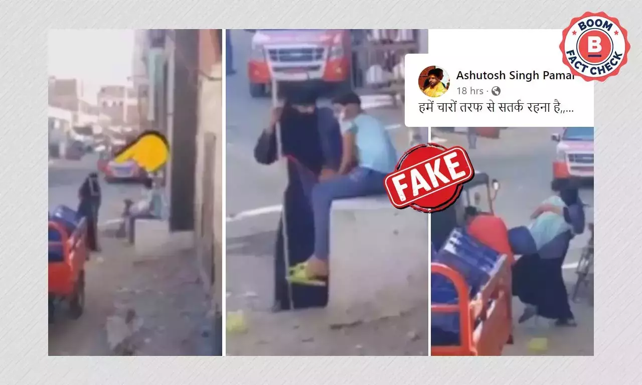বোরখা পরে পুরুষের এক বাচ্চাকে অপহরণের সাজানো ভিডিও মিশরের বোরখা পরে পুরুষের এক বাচ্চাকে অপহরণের সাজানো ভিডিও মিশরের