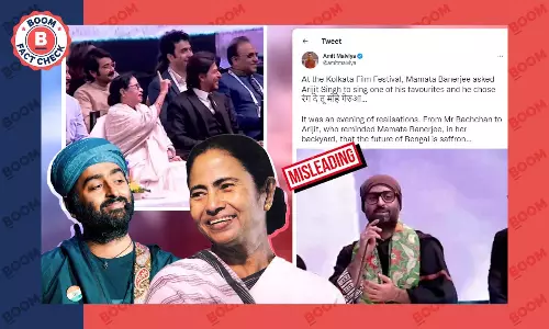 অমিত মালব্যের ছাঁটাই ভিডিও সহ টুইটে দাবি অরিজিৎ সিংহের গেরুয়া গানে রাজনীতির বার্তা অমিত মালব্যের ছাঁটাই ভিডিও সহ টুইটে দাবি অরিজিৎ সিংহের গেরুয়া গানে রাজনীতির বার্তা