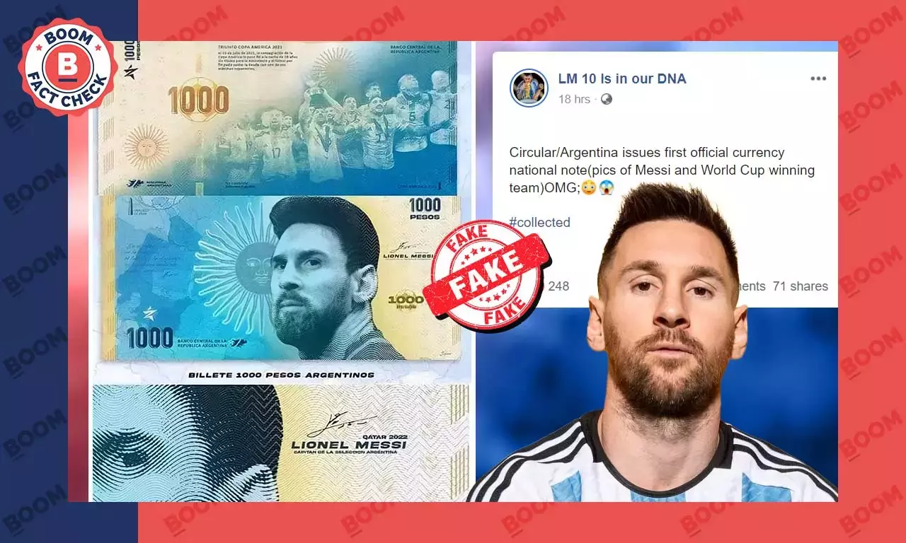 না, লিওনেল মেসির ছবি সহ ১,০০০ পেসোর নোট ছাপছে না আর্জেন্টিনা না, লিওনেল মেসির ছবি সহ ১,০০০ পেসোর নোট ছাপছে না আর্জেন্টিনা
