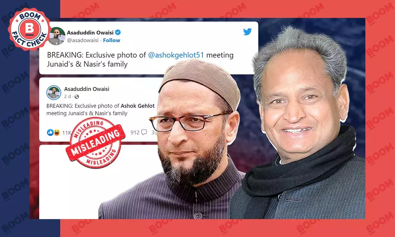 রাজস্থানের মুখ্যমন্ত্রী অশোক গহলৌত কি নাসির-জুনেদদের আত্মীয়দের সঙ্গে দেখা করেননি? তথ্য-যাচাই রাজস্থানের মুখ্যমন্ত্রী অশোক গহলৌত কি নাসির-জুনেদদের আত্মীয়দের সঙ্গে দেখা করেননি? তথ্য-যাচাই