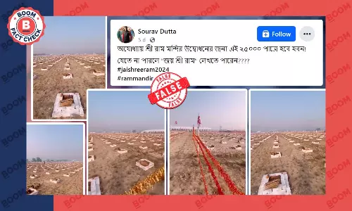 বেনারসের মন্দিরের প্রস্তুতি অযোধ্যার রামমন্দিরের দৃশ্য হিসেবে ছড়াল বেনারসের মন্দিরের প্রস্তুতি অযোধ্যার রামমন্দিরের দৃশ্য হিসেবে ছড়াল
