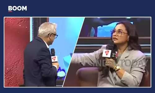 রানি মুখার্জির রাজদীপ সারদেসাইকে তিরস্কার করার দাবিতে ছড়াল সম্পাদিত ভিডিও রানি মুখার্জির রাজদীপ সারদেসাইকে তিরস্কার করার দাবিতে ছড়াল সম্পাদিত ভিডিও