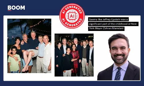 জেফ্রি এপস্টিনের সাথে জোহরান মামদানির ভাইরাল ছবিগুলি AI দিয়ে তৈরি